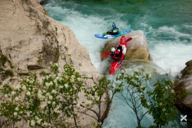 Day 24 – Valbona: rapids like this one go on for 15 kilometers – a true kayaking paradise!